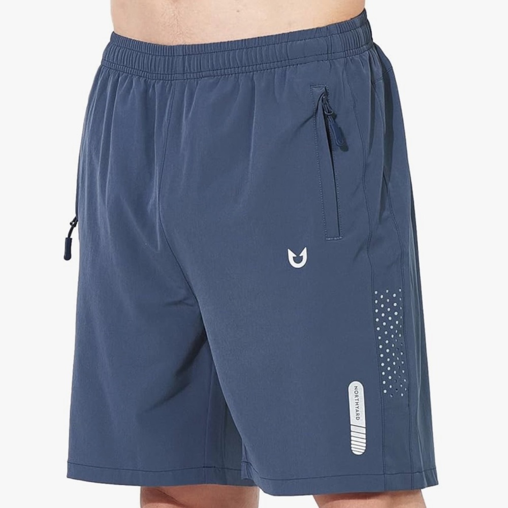 Men's Performance Dark Grey Athletic Shorts